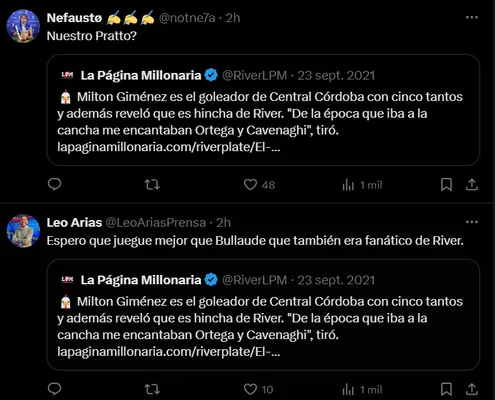 La reacción de los hinchas. 