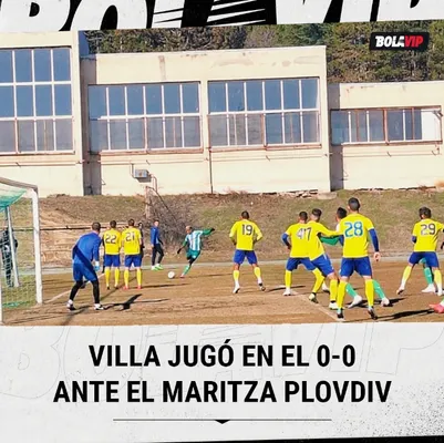 Villa hizo su debut en Bulgaria. (Captura Bolavip)