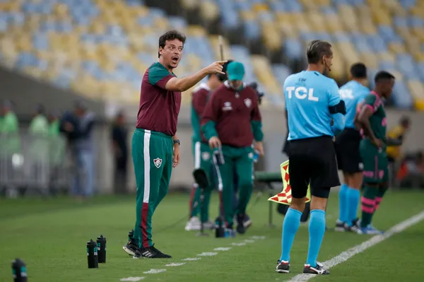 Fernando Diniz en Fluminense vs. Corinthians (Getty Images)
