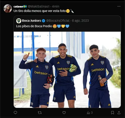 Los comentarios de los hinchas de Boca.