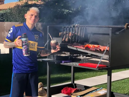Torreira, hincha de Boca.