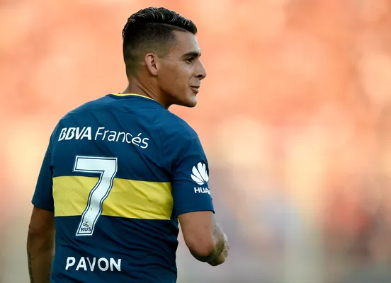 Cristian Pavón durante su etapa en Boca