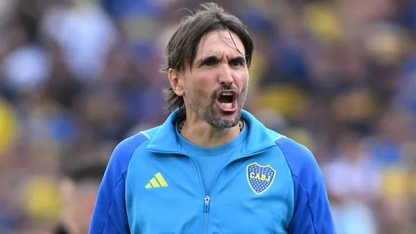 Diego Martínez dirigió a Boca en gran parte del 2024. (Getty)