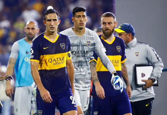 De Rossi y Andrada en Boca en el año 2019 (Getty Images)
