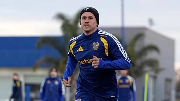 Bareiro es el único jugador que trabaja diferenciado en Boca. (Boca Oficial)
