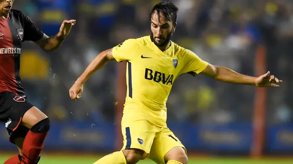 Sebastián Pérez solamente jugó 19 partidos en Boca. (Getty)