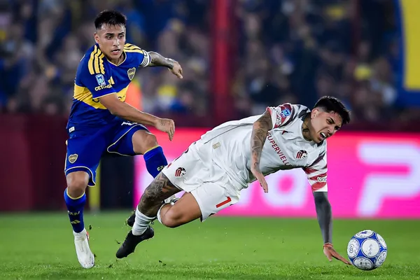 Delgado, en Boca. (Getty)