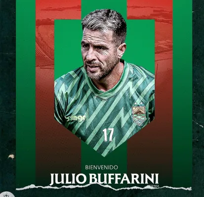 Julio Buffarini presentado en Rampla Juniors a principios del 2025 (Rampla Juniors Oficial)