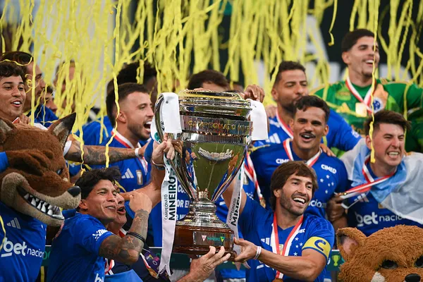 Cruzeiro, uno de los rivales de Boca en el simuladro del sorteo. (Getty)