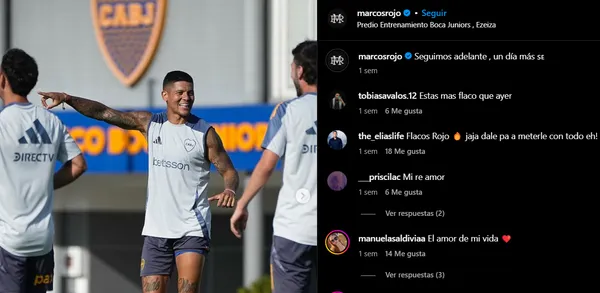 La última publicación de Marcos Rojo en Instagram.