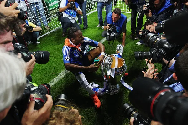 Drogba, el 9 goleador del Chelsea 2012 (Getty)