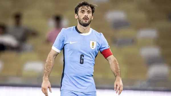 Saracchi capitaneó a la selección uruguaya.