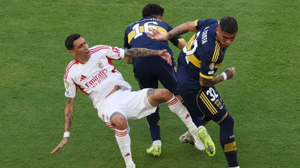 Di María sufrió a Boca en el Mundial de Clubes. (Getty)