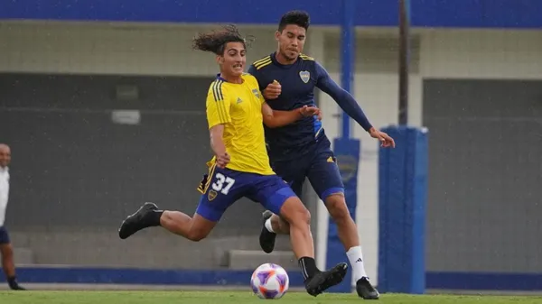 Coira y Pol Fernández entrenando juntos en Primera. (Instagram)