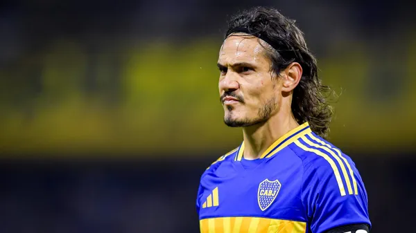 Edinson Cavani en Boca