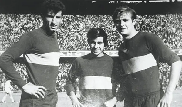 Victor Romero, en el medio, junto a Silvio Marzolini (derecha) y Antonio Ratín (izquierda)