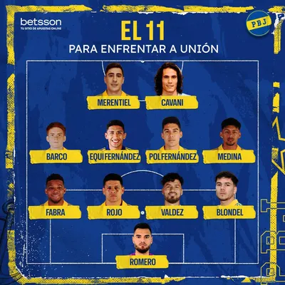 La formación de Boca.