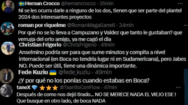 La bronca de los hinchas de Boca con Almirón.