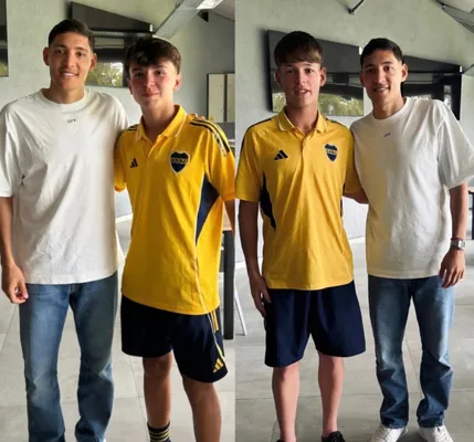 Molina pasó por Boca Predio. 