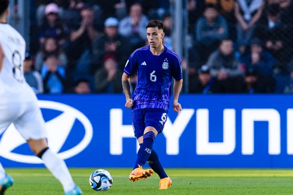 Valentín Gómez, en la Sub 20. (IMAGO)