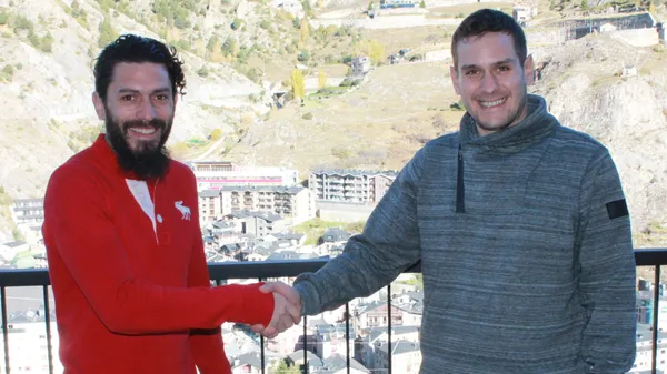 Cellay (izquierda) es presidente del UE Engordany de Andorra. (Engordany Oficial)