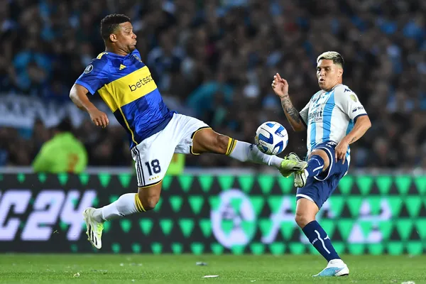 Quintero en Boca vs. Racing (Getty Images)
