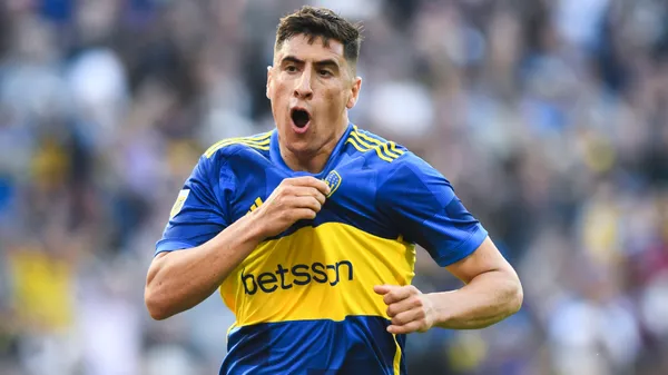 Merentiel fue el goleador de Boca en 2023. (Getty)