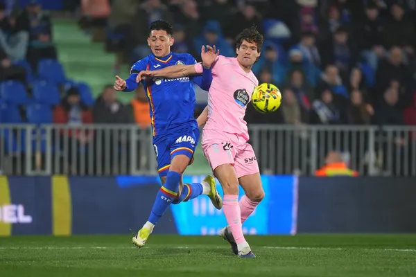 Vázquez, en el Getafe. (Getty)
