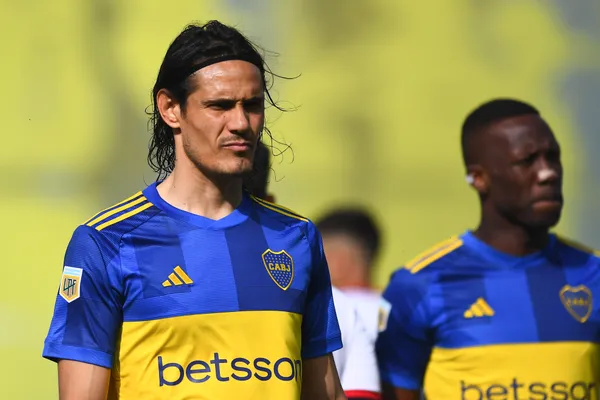 Edinson Cavani en Boca (Getty Images)