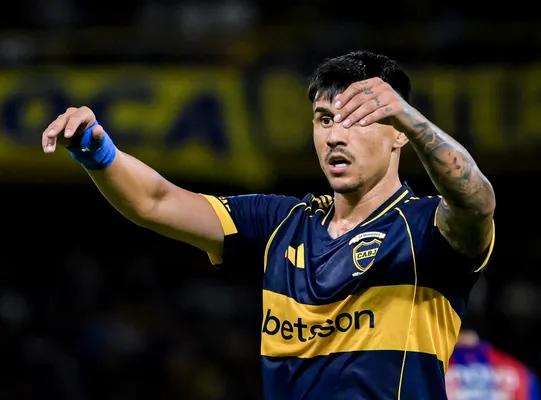 Bareiro, ausente en Boca por lesión. (Getty)
