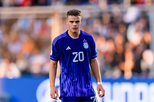 Miramón, en la Selección Argentina Sub 20. 