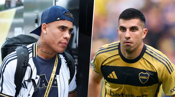 Los dos jugadores, en el centro de los focos en Boca. (Getty)