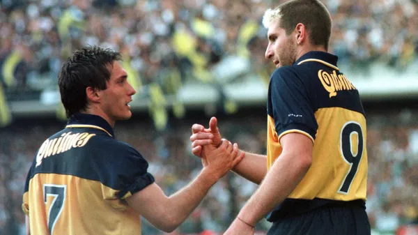 Guillermo y Palermo conformaron una dupla memorable en Boca