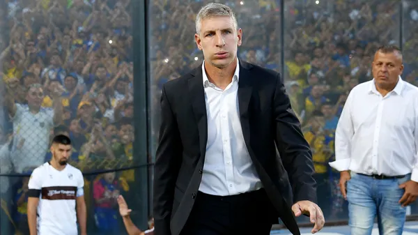 Martín Palermo fue ovacionado en su última visita a La Bombonera. (Getty)