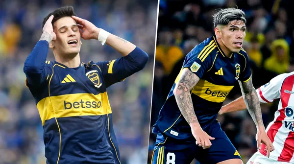 Aguirre y Palacios pelean por no salir del equipo de Boca. (Getty)