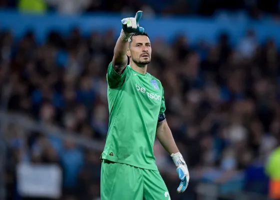 Gabriel Arias, lesionado en Racing. (Getty)