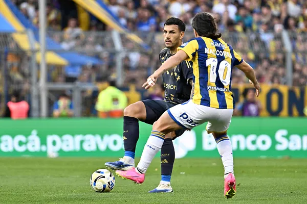 Leandro Paredes en Boca vs. Rosario Central (Getty Images)