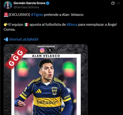 Tigres de México quiere a Velasco. (Captura)