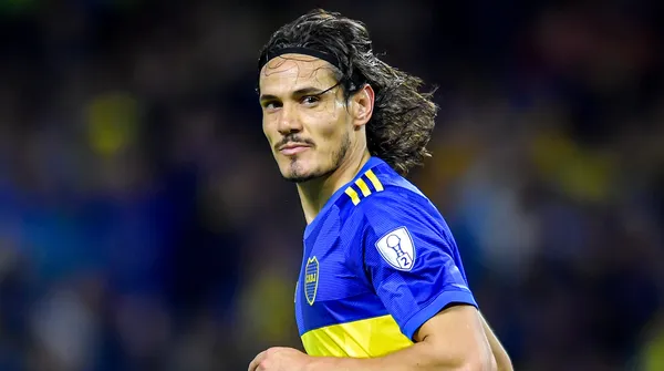 Edinson Cavani se lesionó y no jugó en Boca vs. Argentinos (Getty Images)