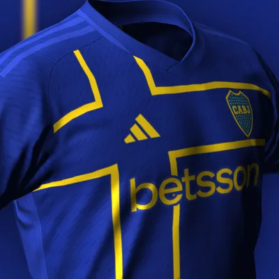 La camiseta de Boca en homenaje a Suecia. (Marto_CABJ)