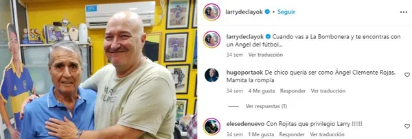Larry de Clay junto a Rojitas