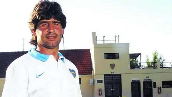 Raffo, durante su etapa en Boca