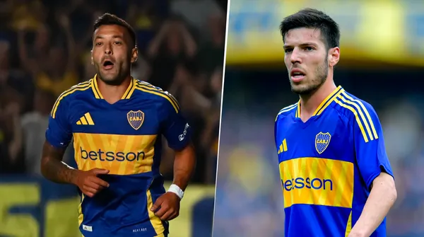 Janson y Martegani, convocados en Boca. (Getty)