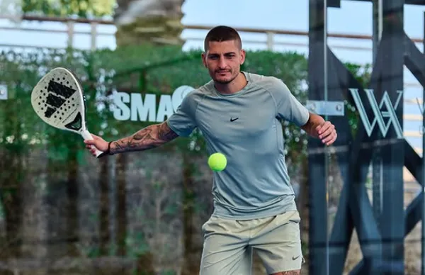 Verratti quedó libre en Qatar y juega al pádel en sus tiempo libre. (Instagram)