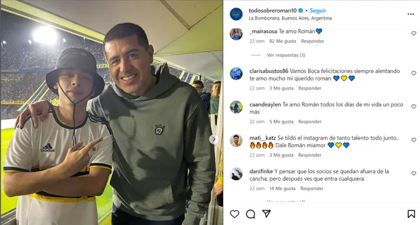 Riquelme y Trueno, en La Bombonera.