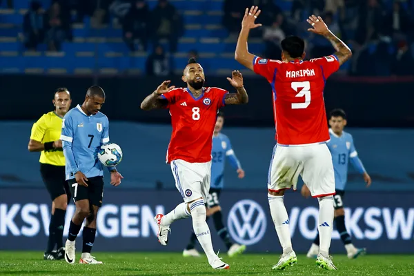 Arturo Vidal con la Selección de Chile. (Getty)