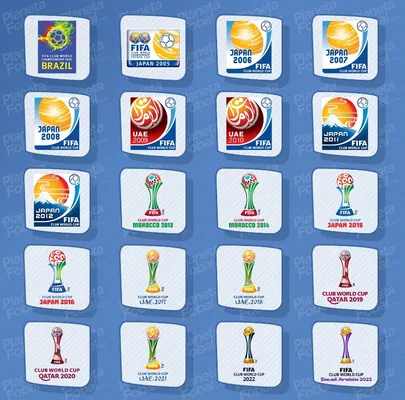Los anteriores logos del Mundial de Clubes de la FIFA (FIFA)