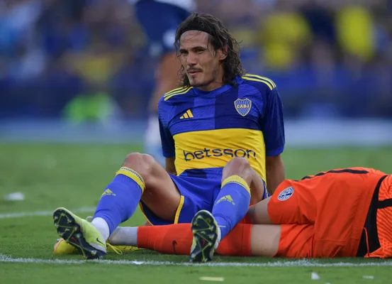 Edinson Cavani está en duda vs. Newell's. (Getty)