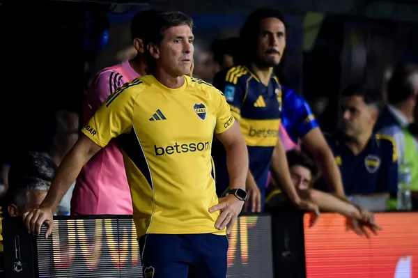 Úbeda, en el centro de los focos en Boca. (Getty)