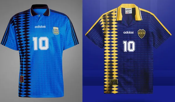 La de Argentina 1994, pero adaptada con los colores de Boca.